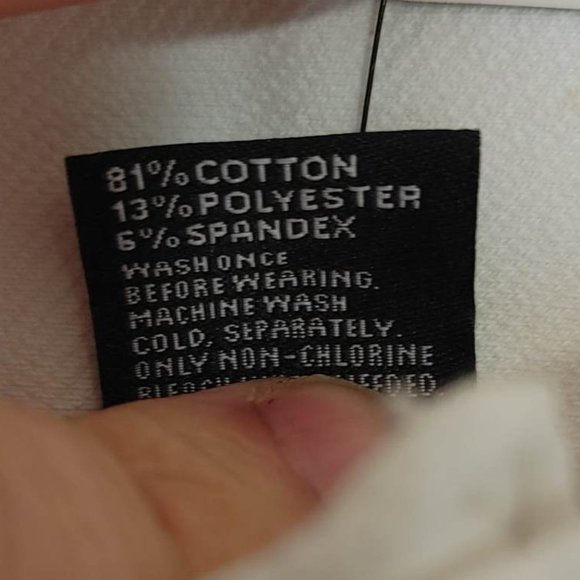 Hue white Jeggings capris NWOT 3X.  655. - Picture 7 of 8